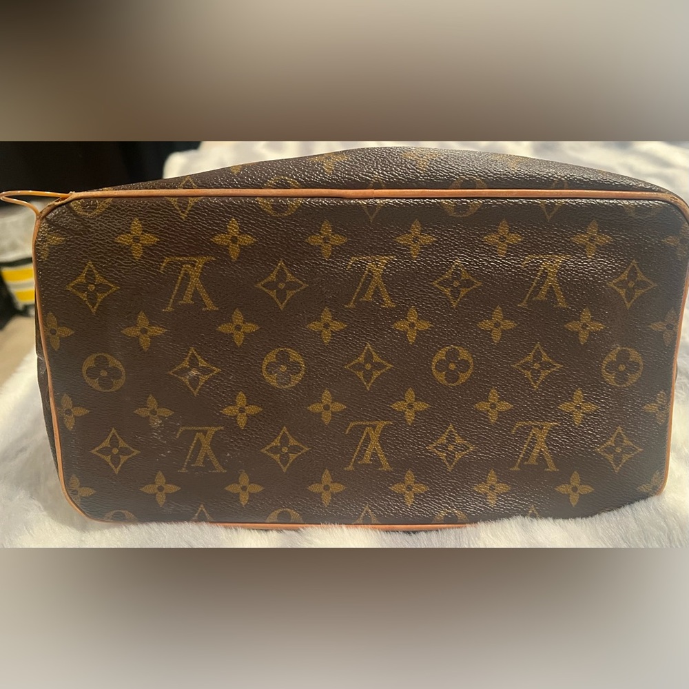 AS IS ….Louis  Vuitton Palermo Classic Brown Monogram Bag- SM TEAR BOTTOM OF BAG - Picture 10 of 15